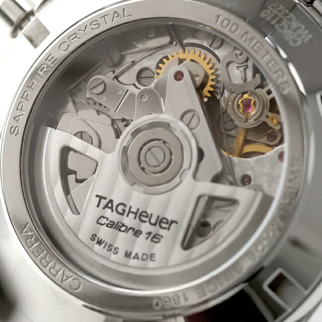 中古 タグ・ホイヤー TAG Heuer カレラ クロノグラフ キャリバー16 自動巻き CBK2110.BA0715 アナログ 腕時計 ブランド メンズ ブラック UW-TH-CR-00009