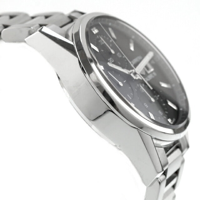 中古 タグ・ホイヤー TAG Heuer カレラ クロノグラフ キャリバー16 自動巻き CBK2110.BA0715 アナログ 腕時計 ブランド メンズ ブラック UW-TH-CR-00009