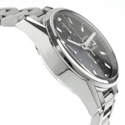中古 タグ・ホイヤー TAG Heuer カレラ クロノグラフ キャリバー16 自動巻き CBK2110.BA0715 アナログ 腕時計 ブランド メンズ ブラック UW-TH-CR-00009