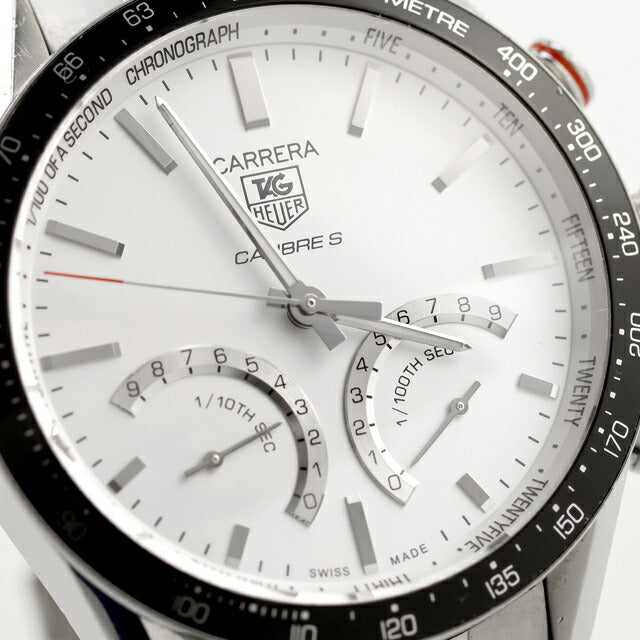 中古 タグ・ホイヤー TAG Heuer カレラ キャリバーS クォーツクロノグラフ 1/100秒 パーペチュアルカレンダー CV7A13.BA0795 腕時計 メンズ UW-TH-CR-00011