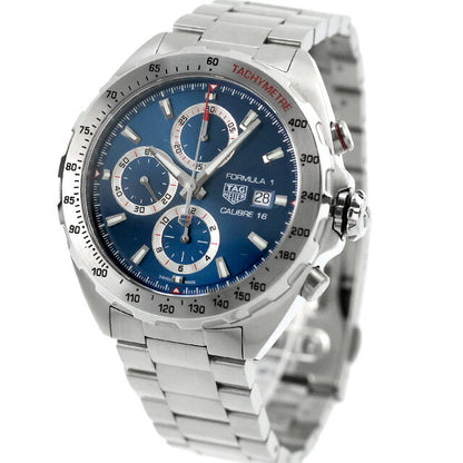 中古 美品 タグ・ホイヤー TAG Heuer フォーミュラ1 44mm キャリバー16 自動巻クロノグラフ ブルー CAZ2015.BA0876 アナログ 腕時計 メンズ UW-TH-F1-00001