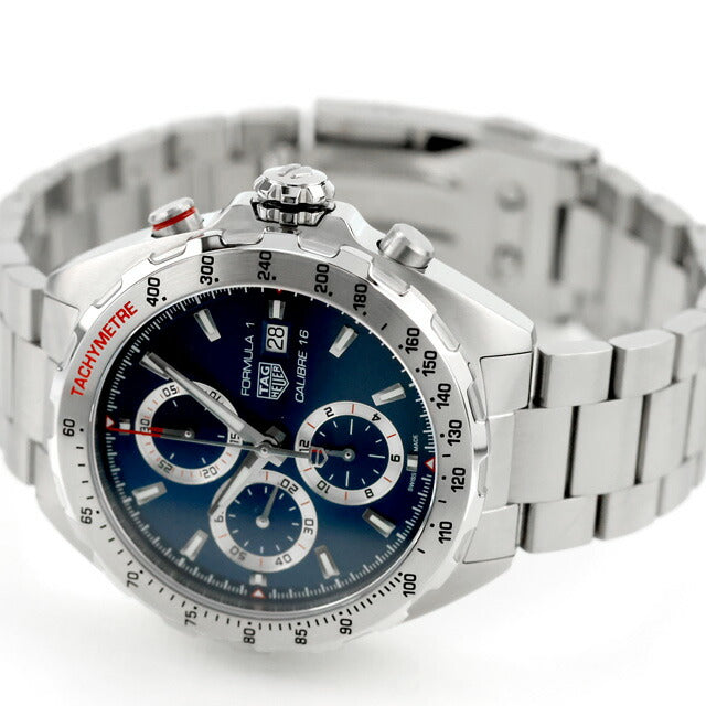 中古 美品 タグ・ホイヤー TAG Heuer フォーミュラ1 44mm キャリバー16 自動巻クロノグラフ ブルー CAZ2015.BA0876 アナログ 腕時計 メンズ UW-TH-F1-00001