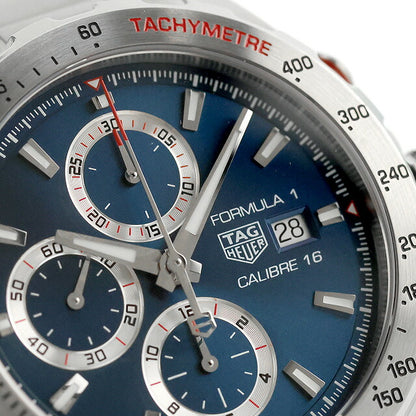中古 美品 タグ・ホイヤー TAG Heuer フォーミュラ1 44mm キャリバー16 自動巻クロノグラフ ブルー CAZ2015.BA0876 アナログ 腕時計 メンズ UW-TH-F1-00001