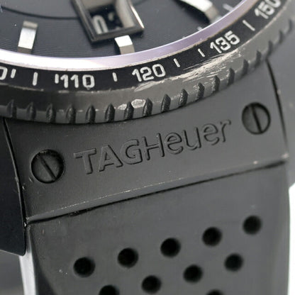 中古 タグ・ホイヤー TAG Heuer グランドカレラ キャリバー17 クロノグラフ CAV518B.FT6016 アナログ 腕時計 ブランド メンズ ブラック 黒 UW-TH-GC-00001