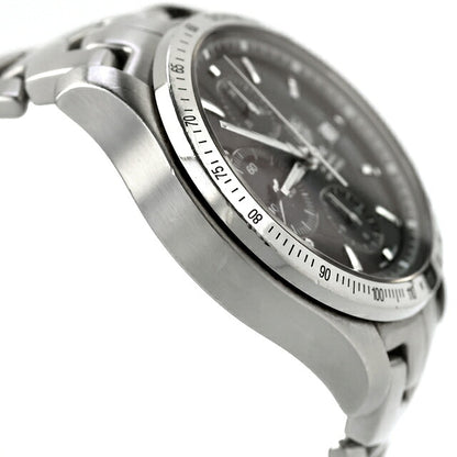 中古 タグ・ホイヤー TAG Heuer リンク タキメーター クロノグラフ 200m防水 ブラック文字盤 CJF2110.BA0594 アナログ 腕時計 ブランド メンズ UW-TH-LK-00001