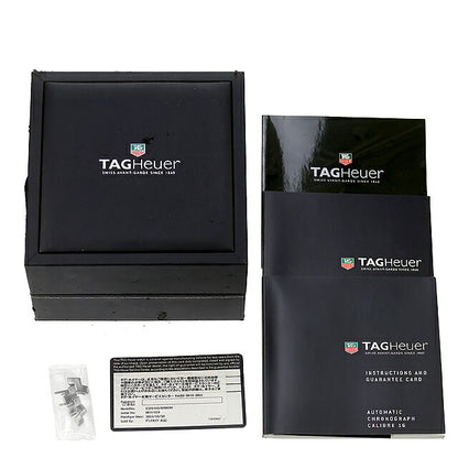 中古 タグ・ホイヤー TAG Heuer リンク タキメーター クロノグラフ 200m防水 ブラック文字盤 CJF2110.BA0594 アナログ 腕時計 ブランド メンズ UW-TH-LK-00001