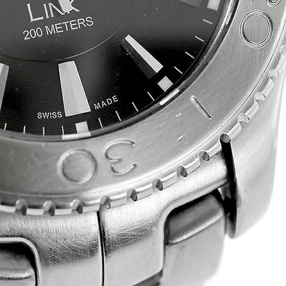 中古 タグ・ホイヤー TAG Heuer リンク クオーツ デイト 200m防水 シンプル WJ1110-0 アナログ 腕時計 ブランド メンズ ブラック UW-TH-LK-00002