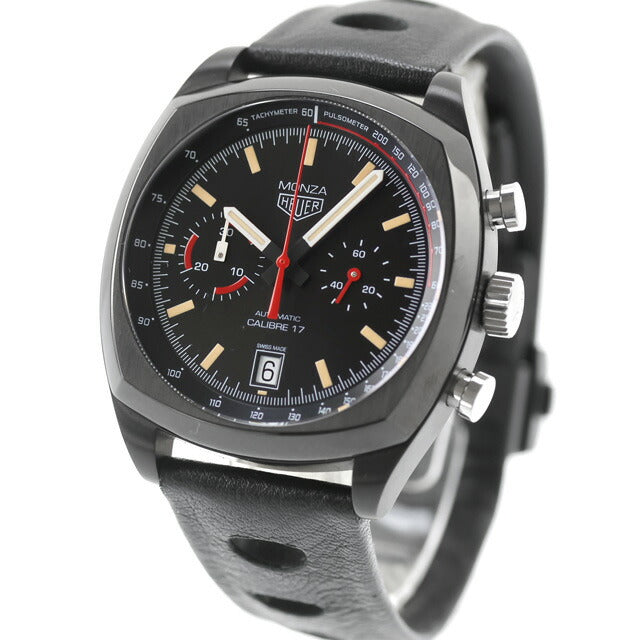 中古 美品 タグ・ホイヤー TAG Heuer モンツァ キャリバー17 自動巻きクロノグラフ 40周年記念モデル CR2080.FC6375 アナログ 腕時計 UW-TH-MZ-00001