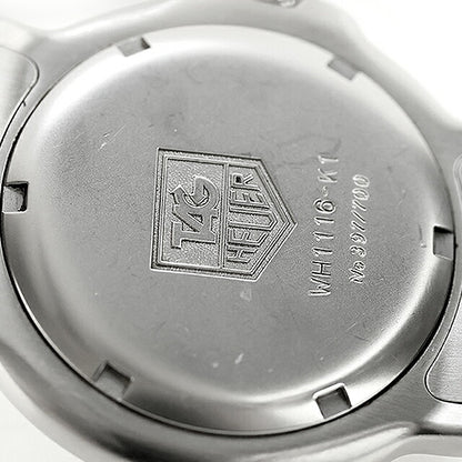 中古 タグ・ホイヤー TAG Heuer 6000シリーズ プロフェッショナル 200M デイト WH1116-K1 アナログ 腕時計 ブランド メンズ ブラック 黒 UW-TH-OT-00004