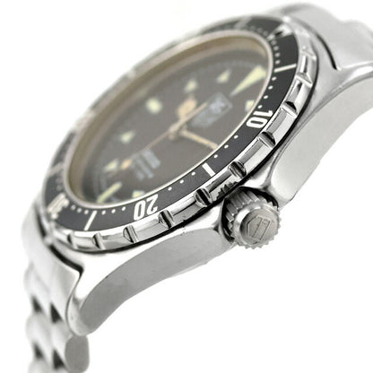 中古 タグ・ホイヤー TAG Heuer 2000 プロフェッショナル 34mm ボーイズ ダイバー 973.013 アナログ 腕時計 ブランド メンズ ブラック UW-TH-OT-00010