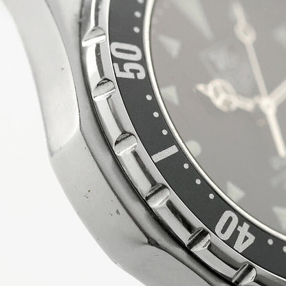 中古 タグ・ホイヤー TAG Heuer 2000 プロフェッショナル 34mm ボーイズ ダイバー 973.013 アナログ 腕時計 ブランド メンズ ブラック UW-TH-OT-00010