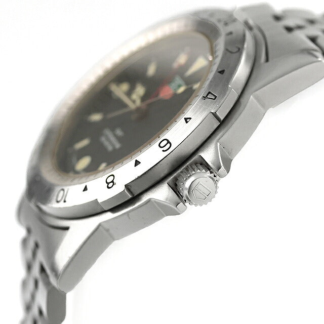 中古 タグ・ホイヤー TAG Heuer 1500シリーズ GMT プロフェッショナル クォーツ アナログ 腕時計 ブランド メンズ ブラック UW-TH-OT-00013