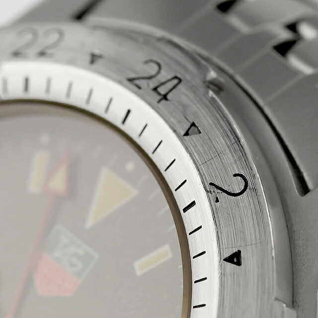 中古 タグ・ホイヤー TAG Heuer 1500シリーズ GMT プロフェッショナル クォーツ アナログ 腕時計 ブランド メンズ ブラック UW-TH-OT-00013