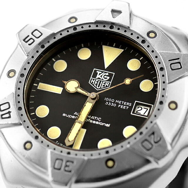 中古 リューズ訳あり タグ・ホイヤー TAG Heuer スーパープロフェッショナル 1000m防水 ダイバーズウォッチ ヴィンテージ WS2110 腕時計 メンズ UW-TH-OT-00016