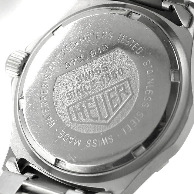 中古 OH済 タグ・ホイヤー TAG Heuer 2000シリーズ プロフェッショナル ダイバーズ プレタグ ホイヤー銘 973.013 アナログ 腕時計 ブランド メンズ レディース UW-TH-OT-00018