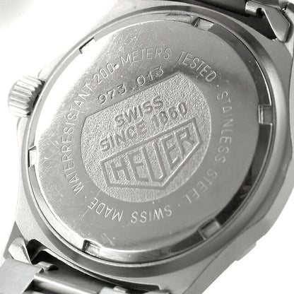 中古 OH済 タグ・ホイヤー TAG Heuer 2000シリーズ プロフェッショナル ダイバーズ プレタグ ホイヤー銘 973.013 アナログ 腕時計 ブランド メンズ レディース UW-TH-OT-00018