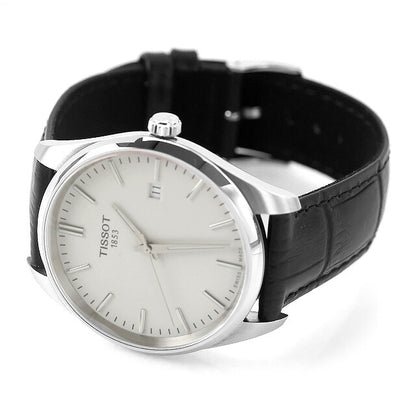 中古 超美品 ティソ TISSOT PR100 クオーツ 40mm クラシック T1504101601100 アナログ 腕時計 ブランド メンズ ホワイト ブラック UW-TS-OT-00007