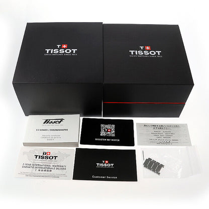 中古 超美品 ティソ TISSOT PRX クオーツ 40mm ブルーダイヤル T1374101104100 アナログ 腕時計 ブランド メンズ ブルー UW-TS-PX-00004