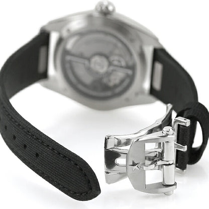 中古 超美品 ゼニス ZENITH パイロット オートマティック エル・プリメロ 替えベルト付属 アナログ 腕時計 ブランド メンズ ブラック UW-ZE-PL-00001