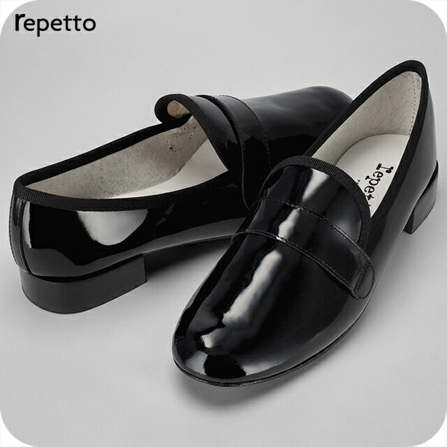 Repetto 正装鞋女式品牌 Repetto 皮革法国 V829V 410 黑色鞋