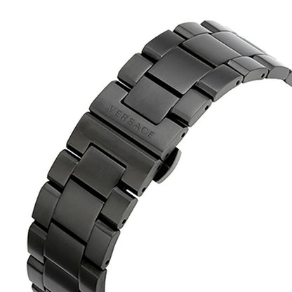 ヴェルサーチ Geo Chrono クオーツ 腕時計 ブランド メンズ クロノグラフ VERSACE VE7CA0923 アナログ オールブラック 黒 VE7CA0923