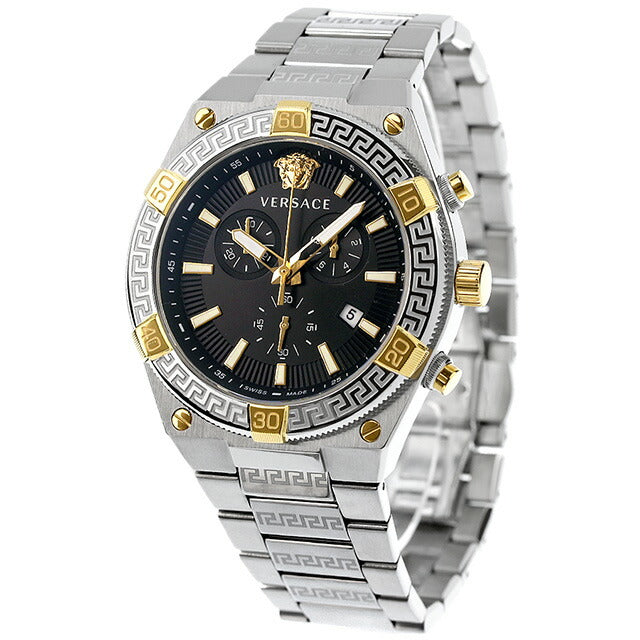 Versace 時計 VERSACE ヴェルサーチ 腕時計 メンズ GRECA サファイヤガラス