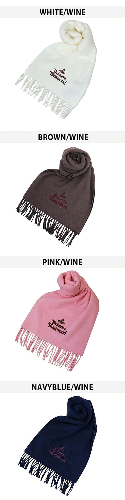 ヴィヴィアン ウエストウッド マフラー メンズ レディース ブランド Vivienne Westwood ロゴ 小物 ビビアン 選べるモデル VIVIEN-MUFFLER