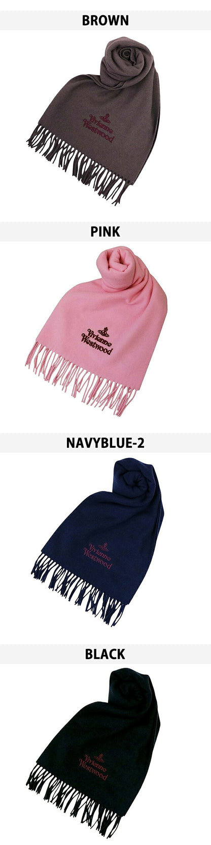 ヴィヴィアン ウエストウッド マフラー メンズ レディース ブランド Vivienne Westwood ロゴ 小物 ビビアン 選べるモデル VIVIEN-MUFFLER1