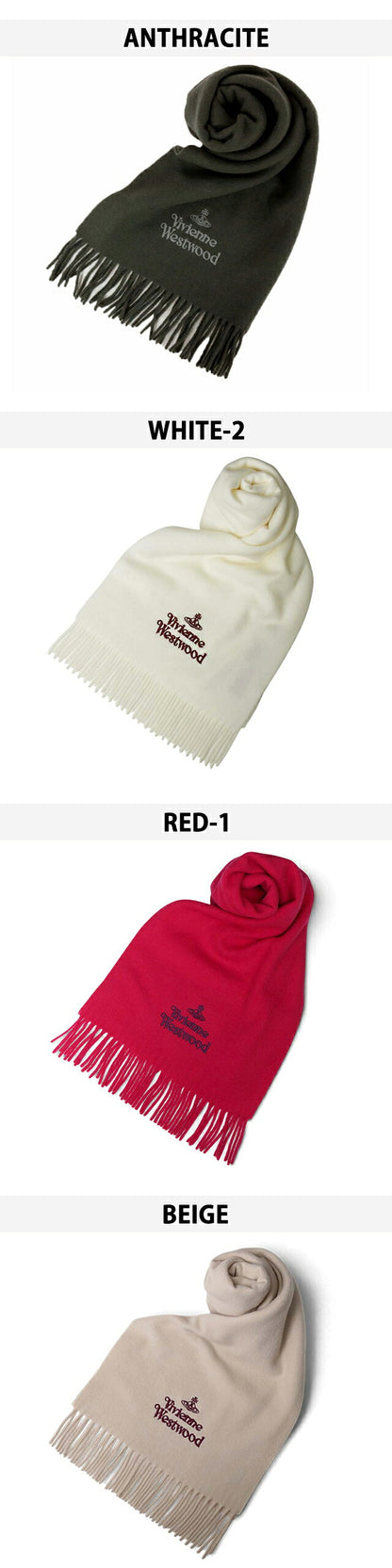ヴィヴィアン ウエストウッド マフラー メンズ レディース ブランド Vivienne Westwood ロゴ 小物 ビビアン 選べるモデル VIVIEN-MUFFLER1