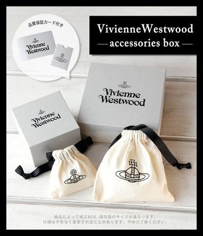 Vivienne Westwood 耳环女式品牌 Vivienne Westwood 新款双耳钻石心形耳钉 6201033K 02P686 6201033K-02P686