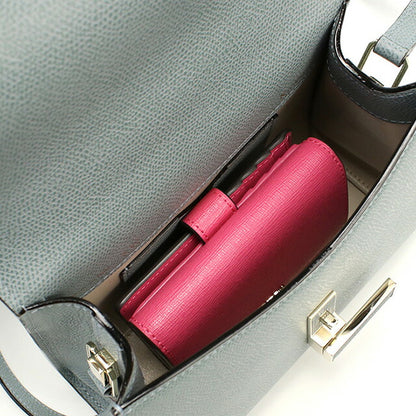ヴァレクストラ ハンドバッグ レディース ブランド VALEXTRA V5E23 ブルー バッグ VLEV5E23071