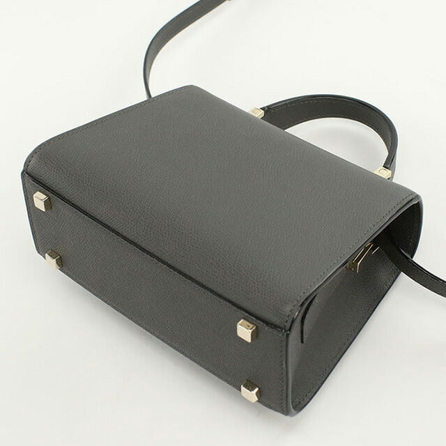 ヴァレクストラ ハンドバッグ レディース ブランド VALEXTRA V5E23 グレー バッグ VLEV5E23081