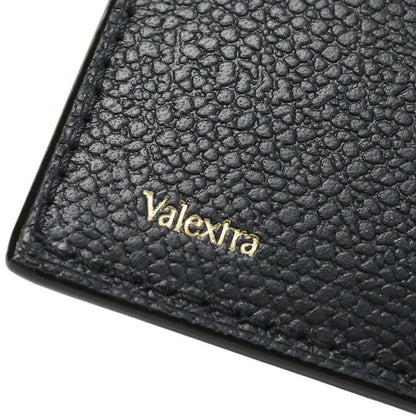ヴァレクストラ 三折財布小銭入付き レディース ブランド VALEXTRA イタリア V8L26 ブラック 財布 VLEV8L26011