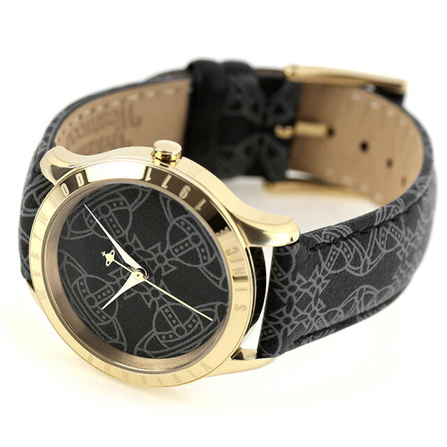 【新品】ヴィヴィアン ウエストウッド Vivienne Westwood 腕時計 レディース VV268GDBK Berkeley クォーツ 電池式 ブラックxブラック アナログ表示 VV268GDBK ｜ ヴィヴィアン ウエストウッド(Vivienne Westwood