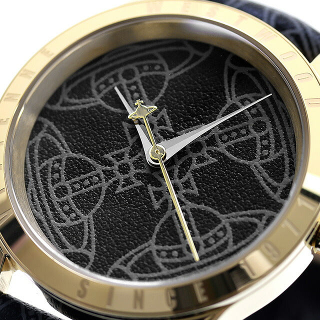 【新品】ヴィヴィアン ウエストウッド Vivienne Westwood 腕時計 レディース VV268GDBK Berkeley クォーツ 電池式 ブラックxブラック アナログ表示 VV268GDBK ｜ ヴィヴィアン ウエストウッド(Vivienne Westwood