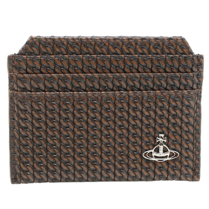 ヴィヴィアン・ウエストウッド カードケース ユニセックス レザー イタリア 51110022 BROWN ブラウン系 財布 VWW51110022011