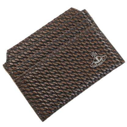 ヴィヴィアン・ウエストウッド カードケース ユニセックス レザー イタリア 51110022 BROWN ブラウン系 財布 VWW51110022011
