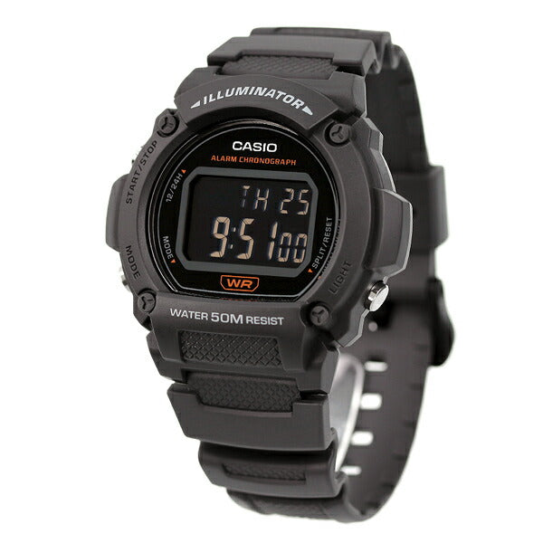 カシオ CASIO チプカシ チープカシオ 腕時計 海外モデル メンズ レディース 時計 W-219H-8BVDF ブラック グレー W-219H-8BVDF