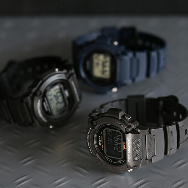 カシオ CASIO チプカシ チープカシオ 腕時計 海外モデル メンズ レディース 時計 W-219H-8BVDF ブラック グレー W-219H-8BVDF