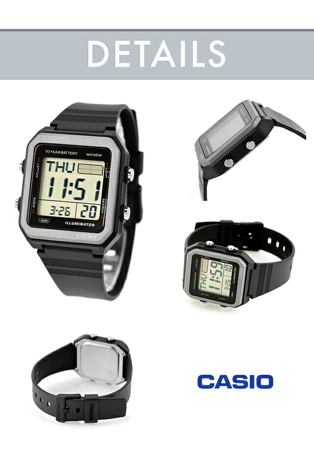 Casio Standard Quartz Battery Operated W-221H Unisex Chipkashi Men&