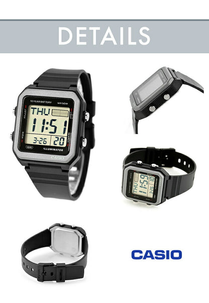 Casio Standard Quartz Battery Operated W-221H Unisex Chipkashi Men&