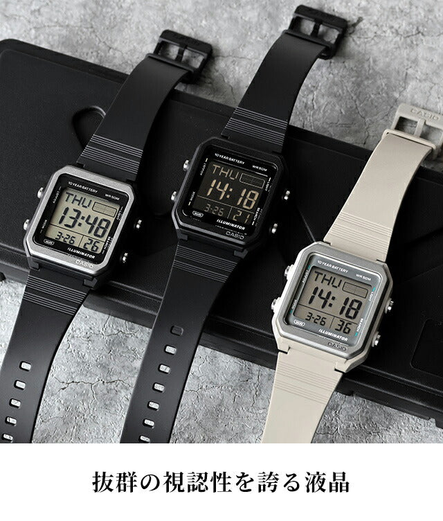 カシオ チープカシオ CASIO スタンダード クォーツ 電池式 W-221H ユニ