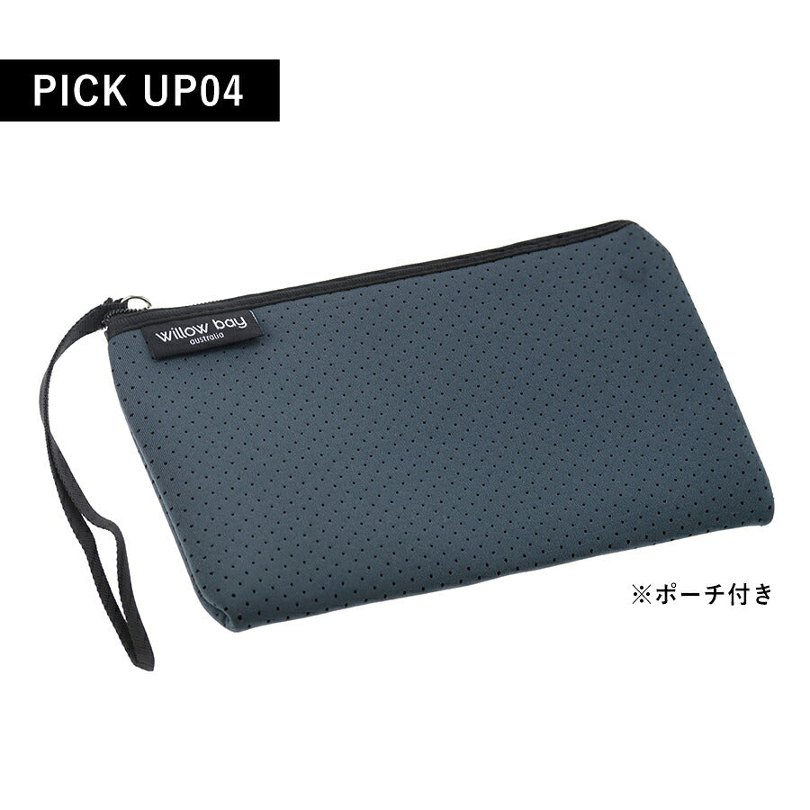 ウィローベイ トートバッグ レディース ブランド WILLOWBAY DAYDREAMER マザーズバッグ ポーチ付き 1002 CHARCOAL バッグ WB-1002