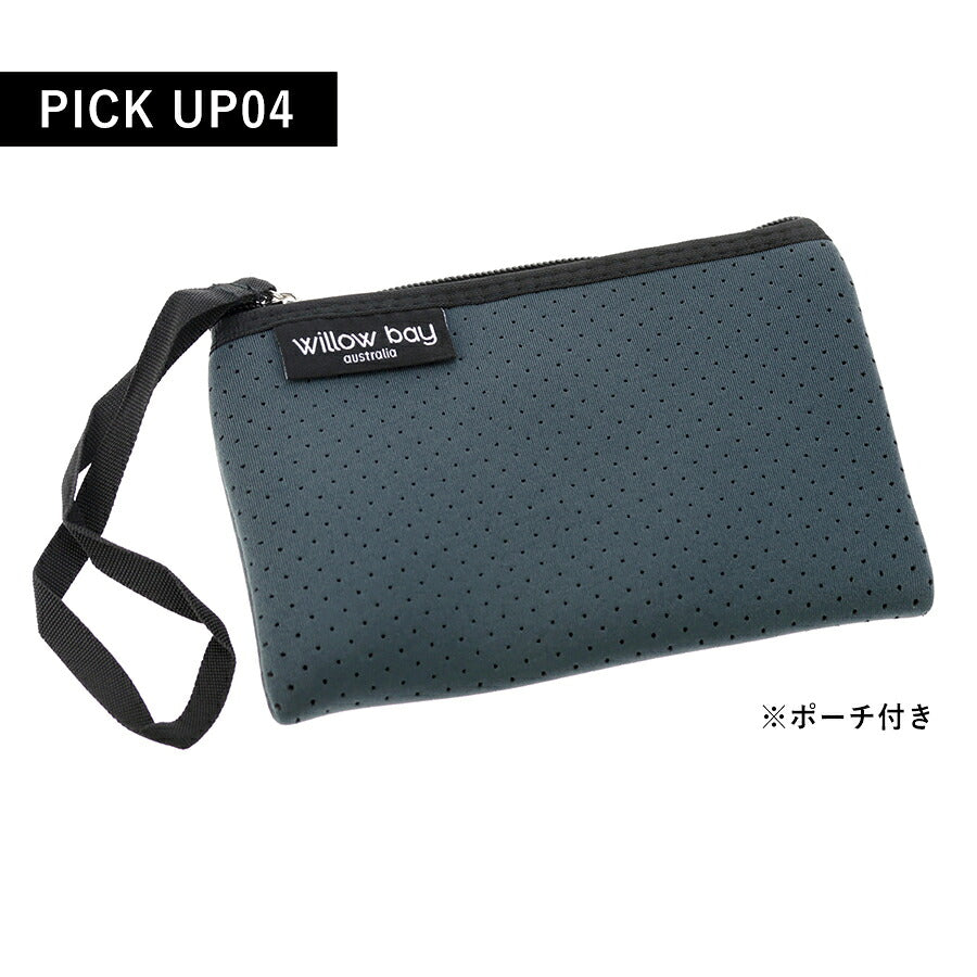 ウィローベイ トートバッグ レディース ブランド WILLOWBAY DAYDREAMER MINI マザーズバッグ ポーチ付き 1082 CHARCOAL バッグ WB-1082