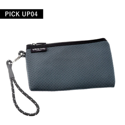 ウィローベイ トートバッグ レディース ブランド WILLOWBAY BOUTIQUE ネオプレントートバッグ ポーチ付き 1102 CHARCOAL バッグ WB-1102
