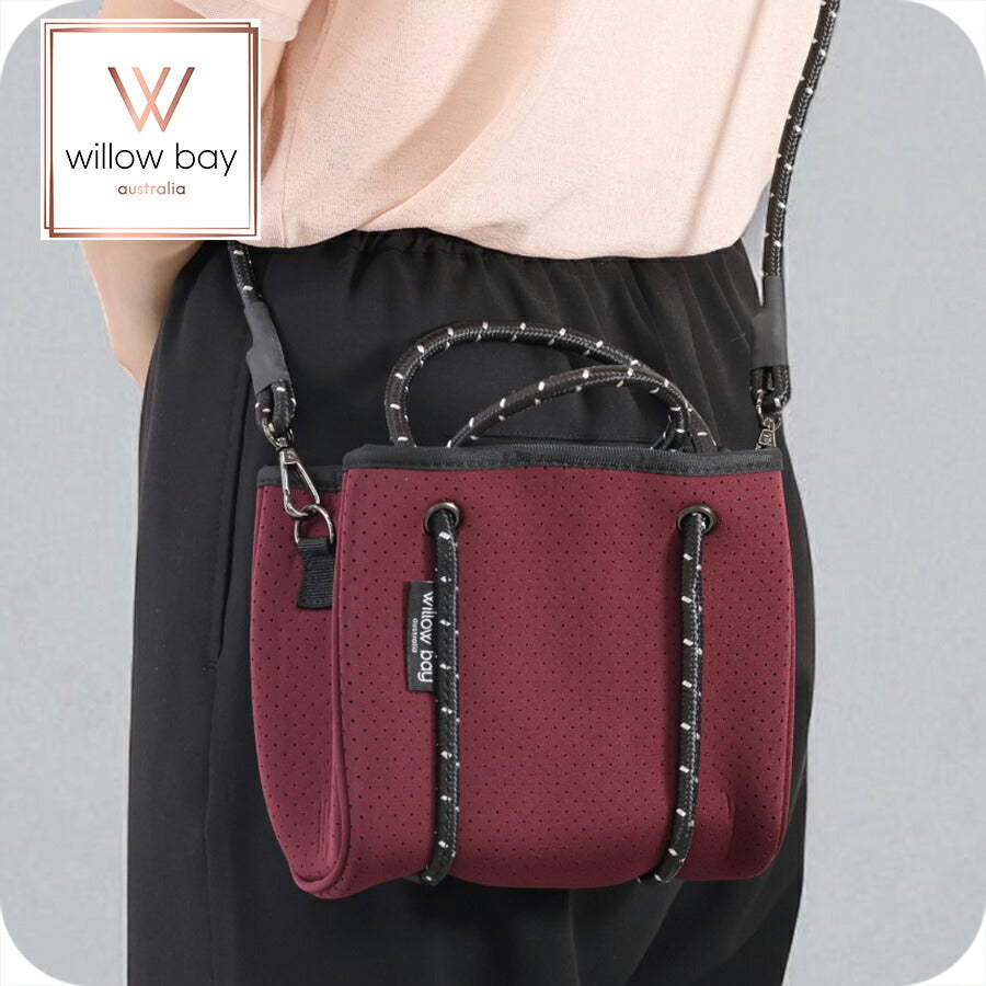 ウィローベイ ショルダーバッグ レディース ブランド WILLOWBAY DAYDREAMER TINY クロスボディ 2WAY 1190 BURGUNDY バッグ WB-1190