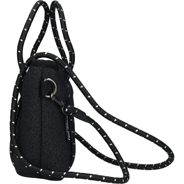 ウィローベイ ショルダーバッグ レディース ブランド WILLOWBAY ブティックタイニー マザーズバッグ  2WAY BLACK DENIM WB-9701