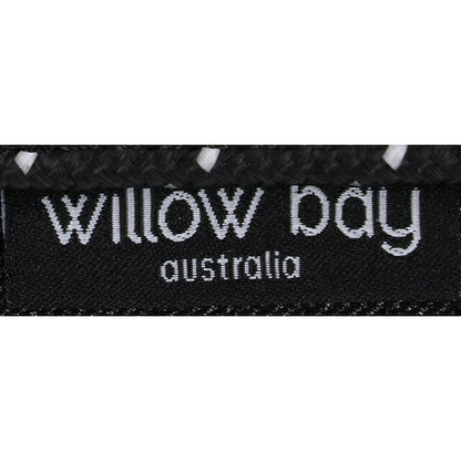 ウィローベイ ショルダーバッグ レディース ブランド WILLOWBAY ブティックタイニー マザーズバッグ  2WAY BLACK DENIM WB-9701