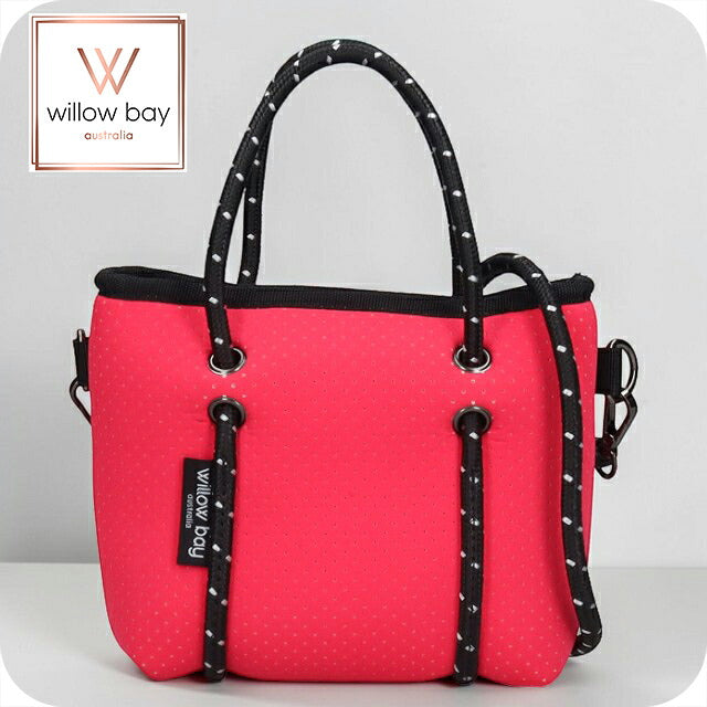 ウィローベイ ショルダーバッグ レディース ブランド WILLOWBAY ブティックタイニー マザーズバッグ  2WAY FUCHSIA PINK WB-9704