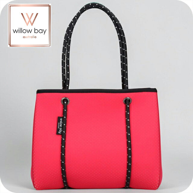 ウィローベイ トートバッグ レディース ブランド WILLOWBAY デイドリーマーウィズジップクロージャーミニ マザーズバッグ  FUCHSIA PINK WB-9713